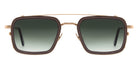 Andy Wolf® AW12 Clip ANW AW12 Clip 04 52 - Rosegold/Brown Sunglasses