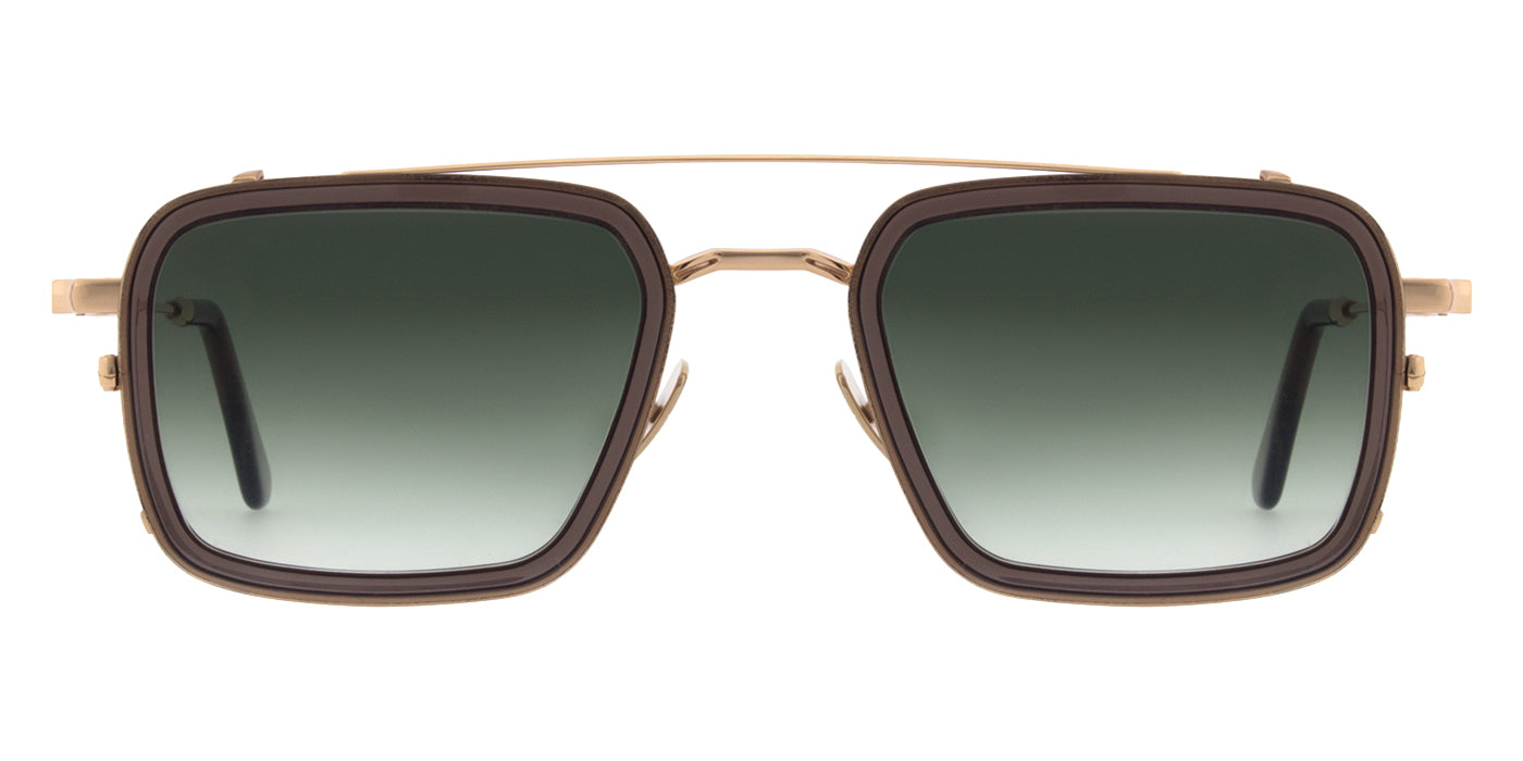 Andy Wolf® AW12 Clip ANW AW12 Clip 04 52 - Rosegold/Brown Sunglasses