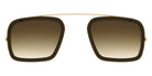 Andy Wolf® AW12 Clip ANW AW12 Clip 06 52 - Gold/Green Sunglasses