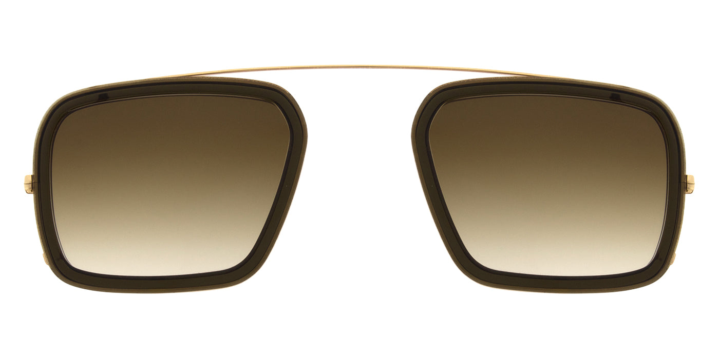 Andy Wolf® AW12 Clip ANW AW12 Clip 06 52 - Gold/Green Sunglasses