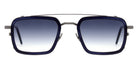 Andy Wolf® AW12 Clip ANW AW12 Clip 09 52 - Gun/Blue Sunglasses