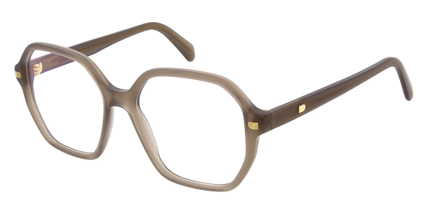 Andy Wolf® AWE05 ANW AWE05 03 54 - Beige/Gold Eyeglasses