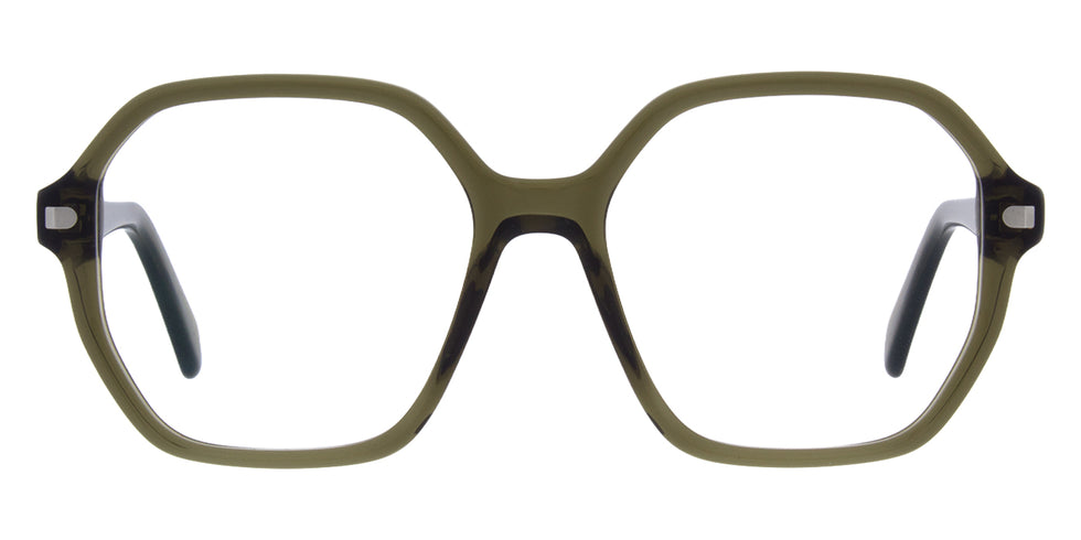 Andy Wolf® AWE05 ANW AWE05 04 54 - Green/Silver Eyeglasses