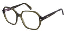 Andy Wolf® AWE05 ANW AWE05 04 54 - Green/Silver Eyeglasses