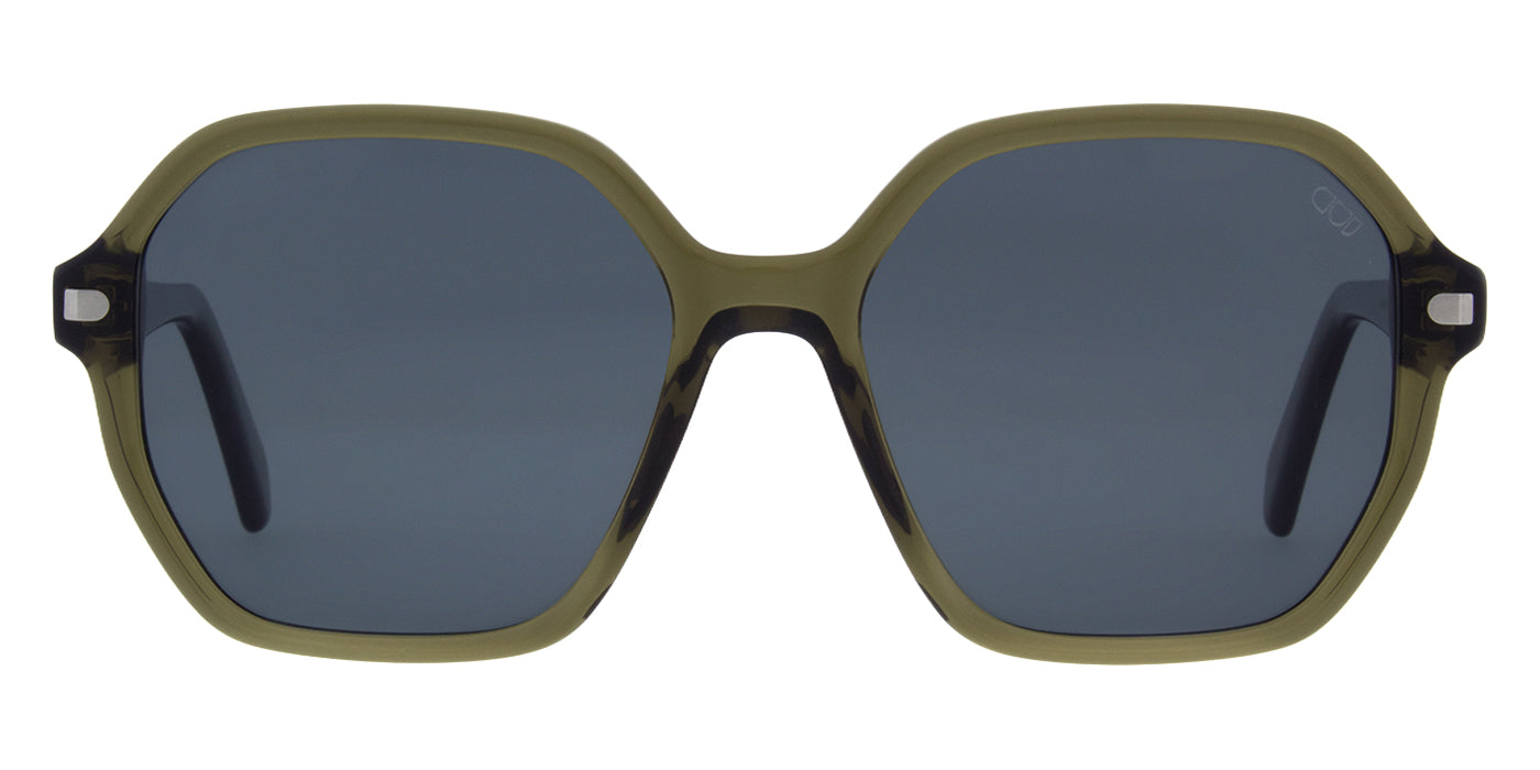 Andy Wolf® AWE05S Sun ANW AWE05S Sun 04 54 - Green/Silver Sunglasses