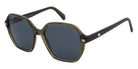 Andy Wolf® AWE05S Sun ANW AWE05S Sun 04 54 - Green/Silver Sunglasses