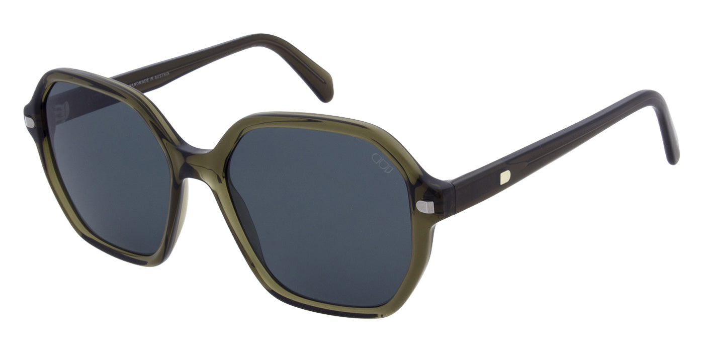 Andy Wolf® AWE05S Sun ANW AWE05S Sun 04 54 - Green/Silver Sunglasses