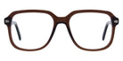 Andy Wolf® AWE06 ANW AWE06 04 55 - Brown/Silver Eyeglasses