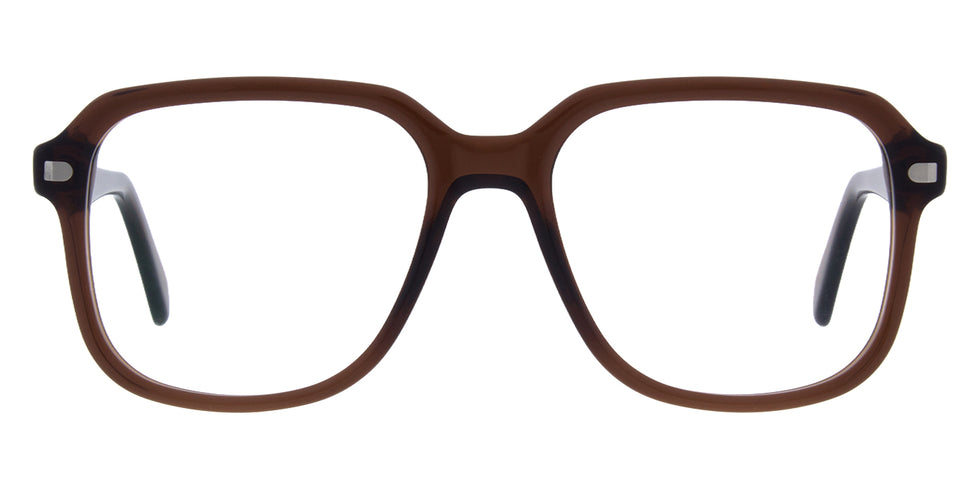 Andy Wolf® AWE06 ANW AWE06 04 55 - Brown/Silver Eyeglasses