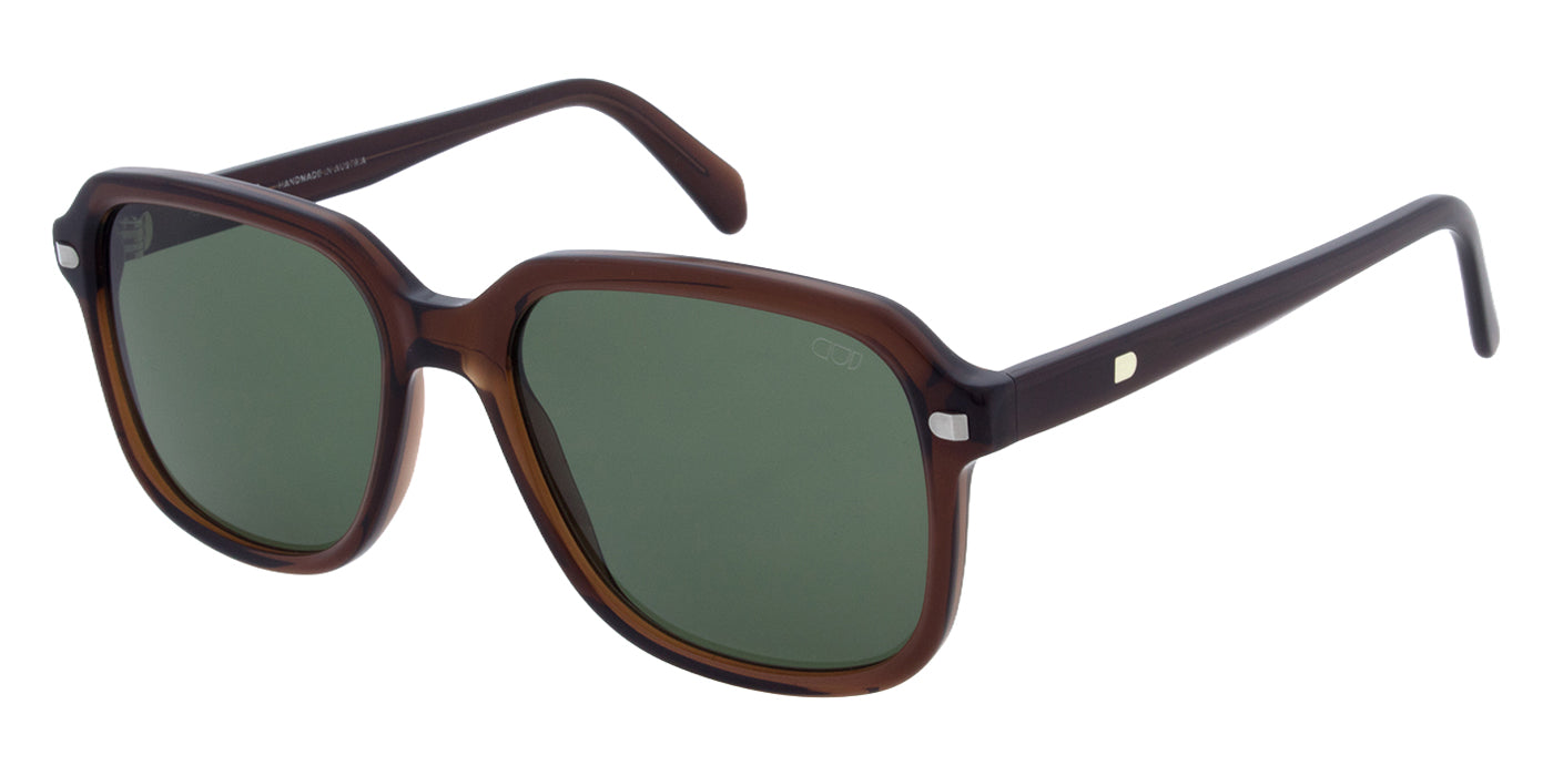 Andy Wolf® AWE06S Sun ANW AWE06S Sun 04 55 - Brown/Silver Sunglasses