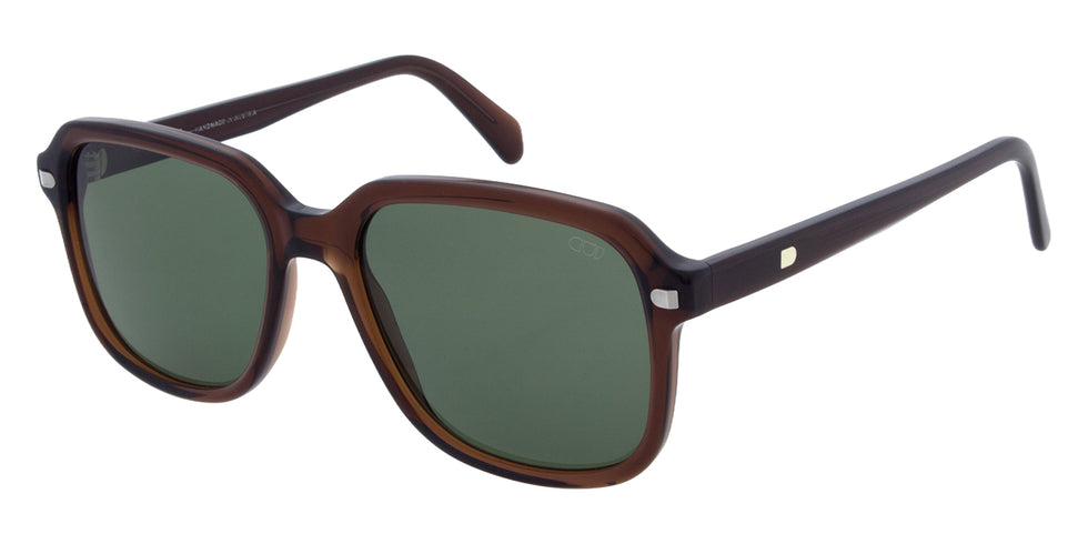 Andy Wolf® AWE06S Sun ANW AWE06S Sun 04 55 - Brown/Silver Sunglasses