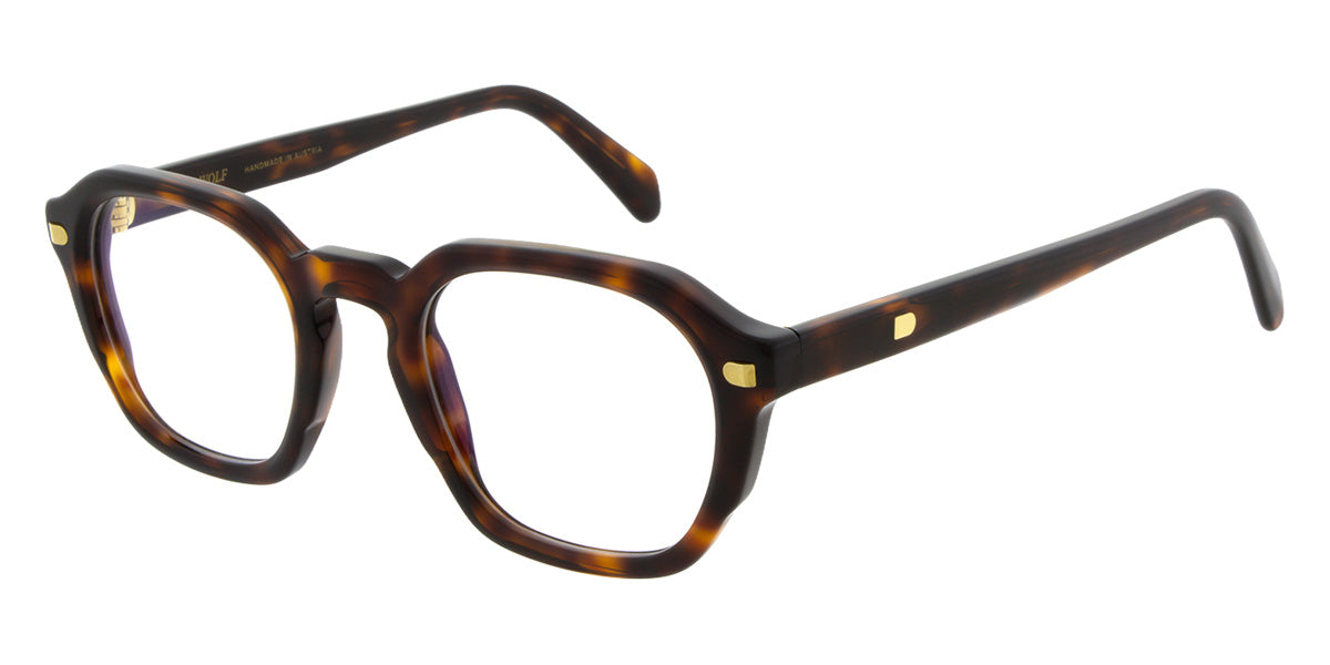 Andy Wolf® AWE08 Eyeglasses ANW AWE08 02 48 - Brown/Gold