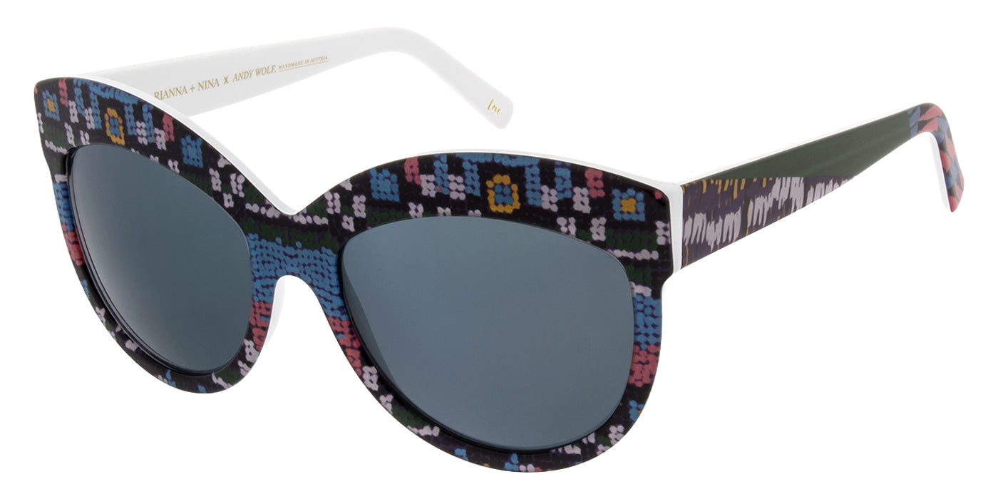 Andy Wolf® Bahia Sun Sunglasses - Black