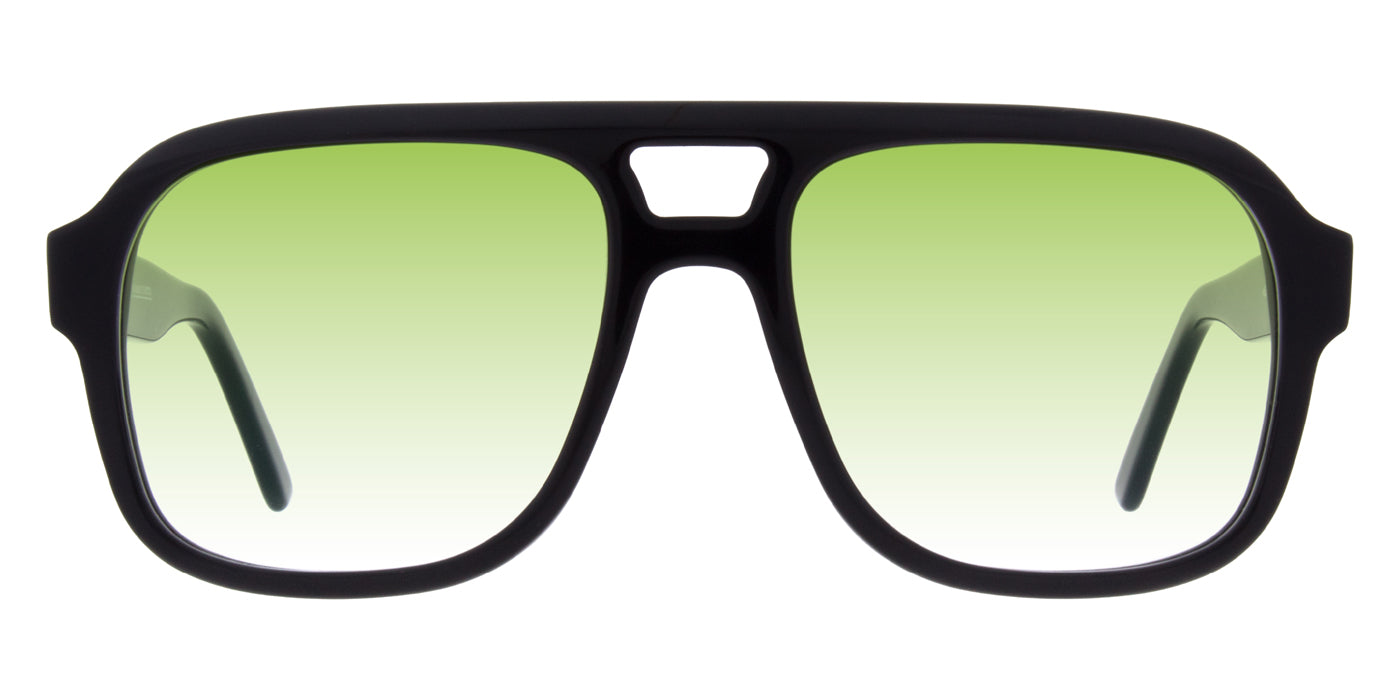Andy Wolf® CYK Sun ANW CYK Sun 01 57 - Black/Green Sunglasses