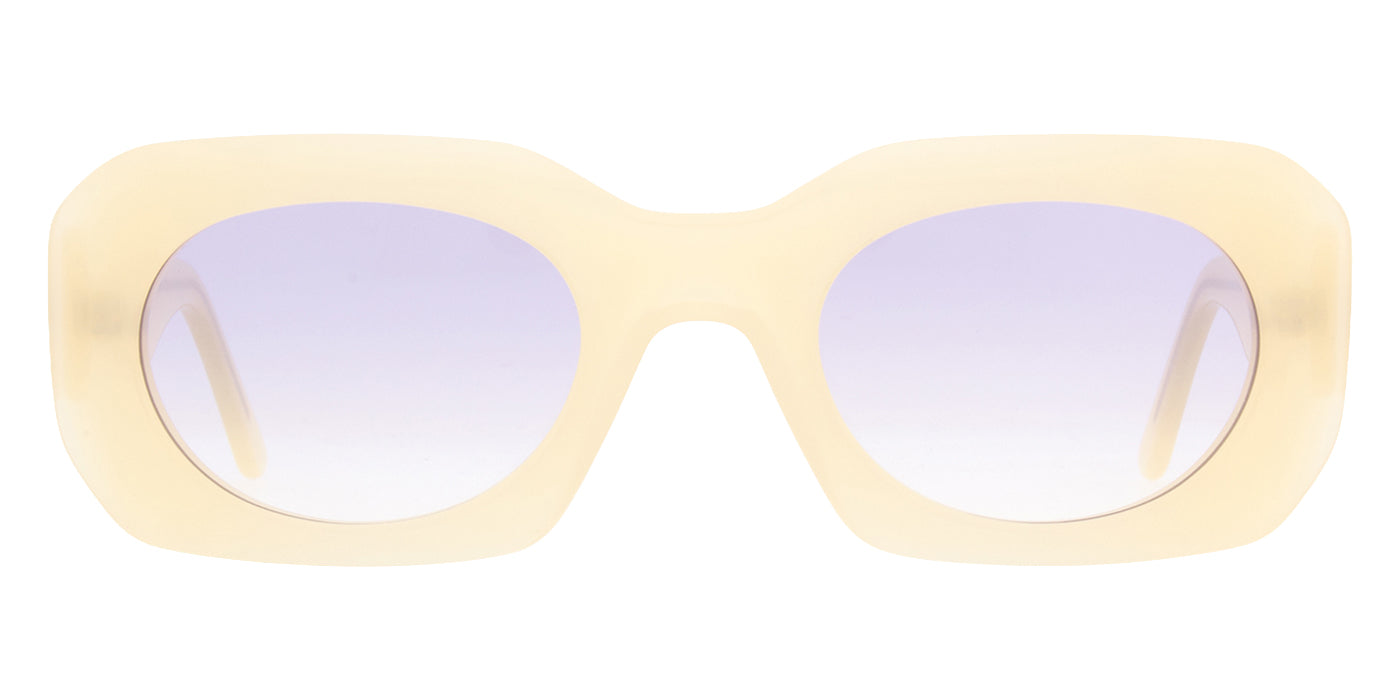 Andy Wolf® Flax Sun ANW Flax Sun 03 51 - White/Violet Sunglasses