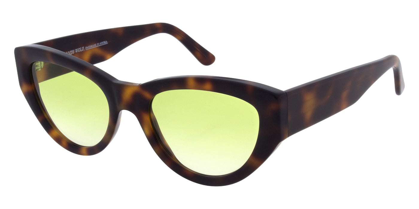 Andy Wolf® Jade Sun ANW Jade Sun 02 53 - Brown/Green Sunglasses