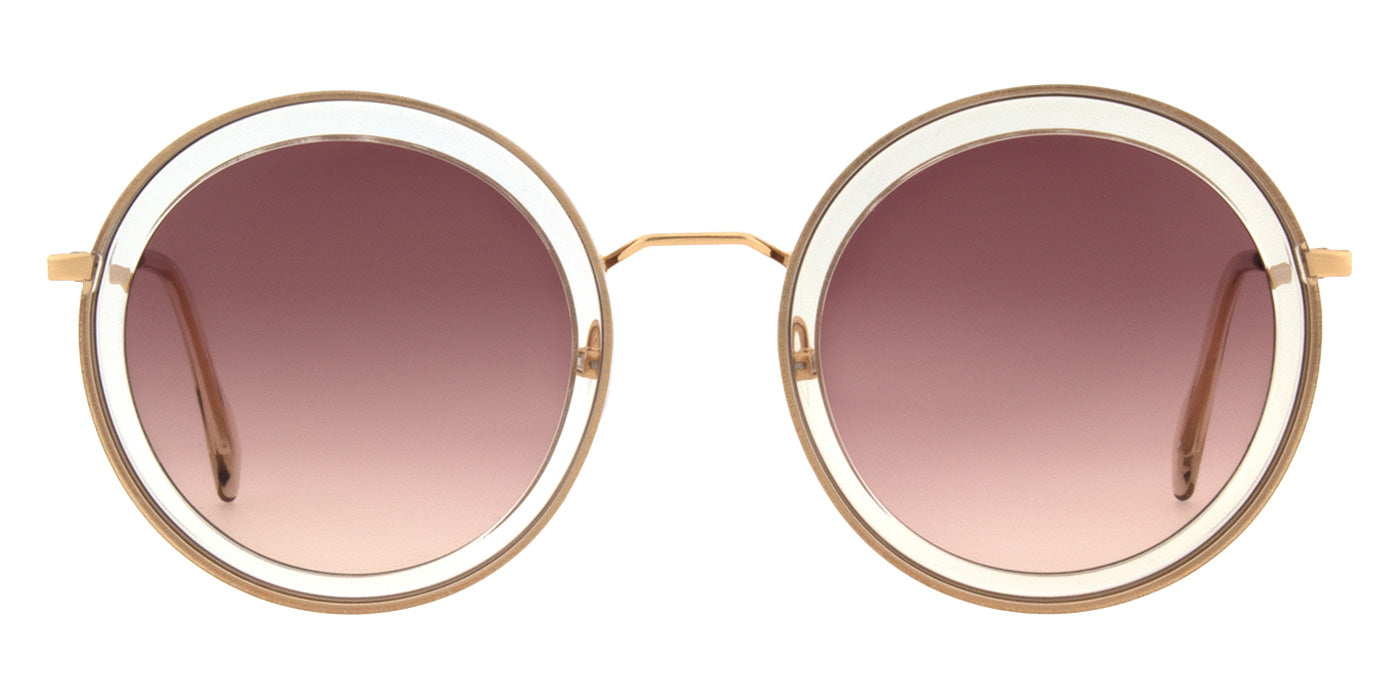 Andy Wolf® Liss Sun ANW Liss Sun 08 50 - Crystal/Rosegold Sunglasses