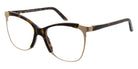 Andy Wolf® Maillol Eyeglasses - Gold/Brown