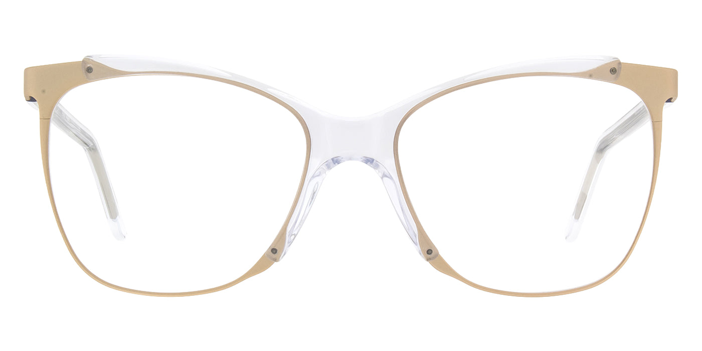Andy Wolf® Maillol Eyeglasses - Gold/Crystal
