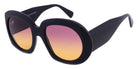 Andy Wolf® Peony Sun ANW Peony Sun 01 56 - Black/Pink Sunglasses