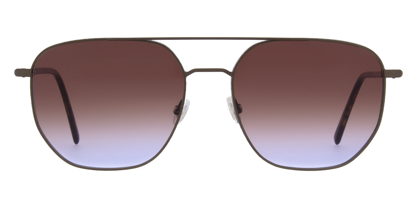 Andy Wolf® Privet Sun ANW Privet Sun 02 56 - Brown/Blue Sunglasses