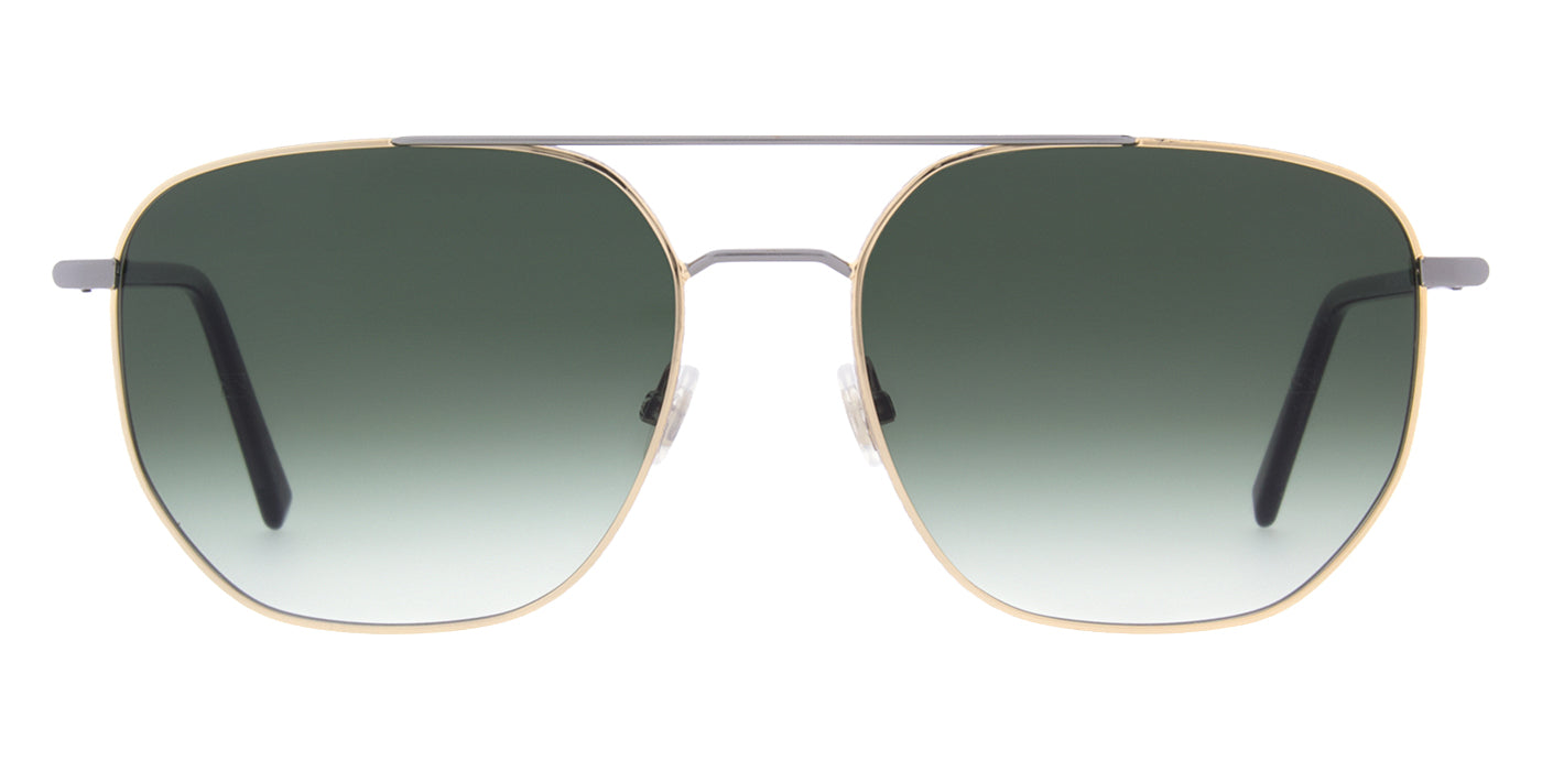 Andy Wolf® Privet Sun ANW Privet Sun 03 56 - Gun/Gold Sunglasses