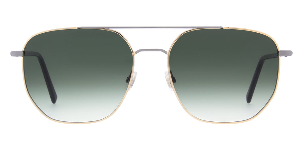 Andy Wolf® Privet Sun ANW Privet Sun 03 56 - Gun/Gold Sunglasses