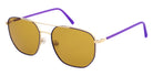 Andy Wolf® Privet Sun ANW Privet Sun 04 56 - Gold/Violet Sunglasses