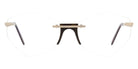 Andy Wolf® Thea Eyeglasses - Brown