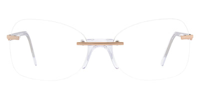 Andy Wolf® Wu Eyeglasses - Crystal/Rosegold
