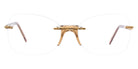 Andy Wolf® Wu Eyeglasses - Brown