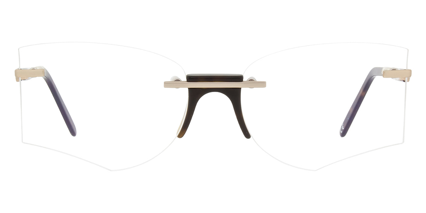 Andy Wolf® Zariah Eyeglasses - Brown