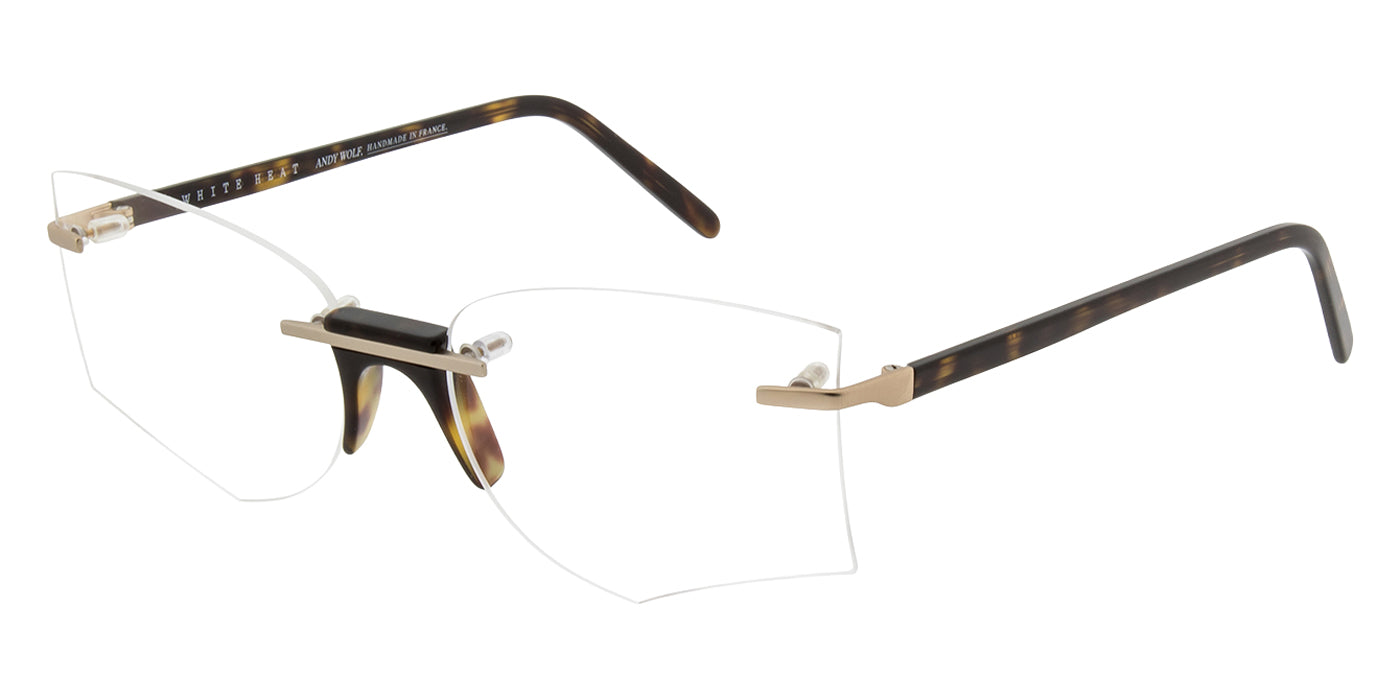 Andy Wolf® Zariah Eyeglasses - Brown