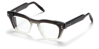 AKONI® Ara Rx AKO Ara Rx 104C 49 - Matte Black To Cloudy White Eyeglasses