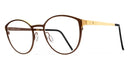 Blackfin® ARCH CAPE BLF ARCH CAPE 904 50 - Brown/Gold Eyeglasses