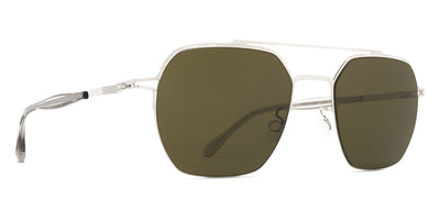 Mykita® ARLO MYK ARLO Shiny Silver / Raw Green Solid 51 - Shiny Silver / Raw Green Solid Sunglasses