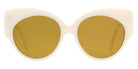 Andy Wolf® Arolla Sun ANW Arolla Sun 05 57 - White/Yellow Sunglasses