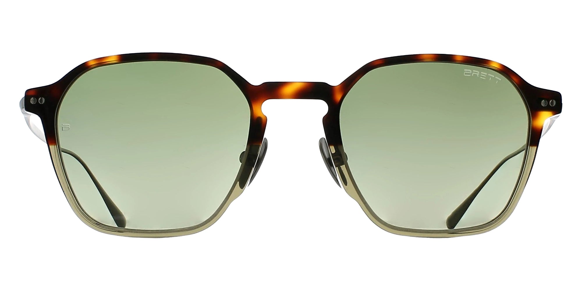 Brett® ASTON SUN BRTT ASTON SUN-C13-ST 49 - Tortoise Graded Khaki/Silver - C13