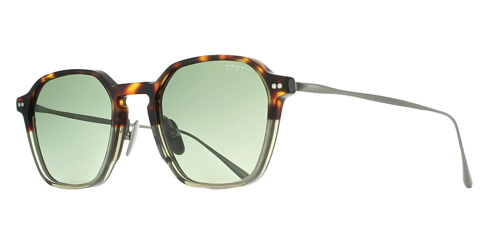 Brett® ASTON SUN BRTT ASTON SUN-C13-ST 49 - Tortoise Graded Khaki/Silver - C13