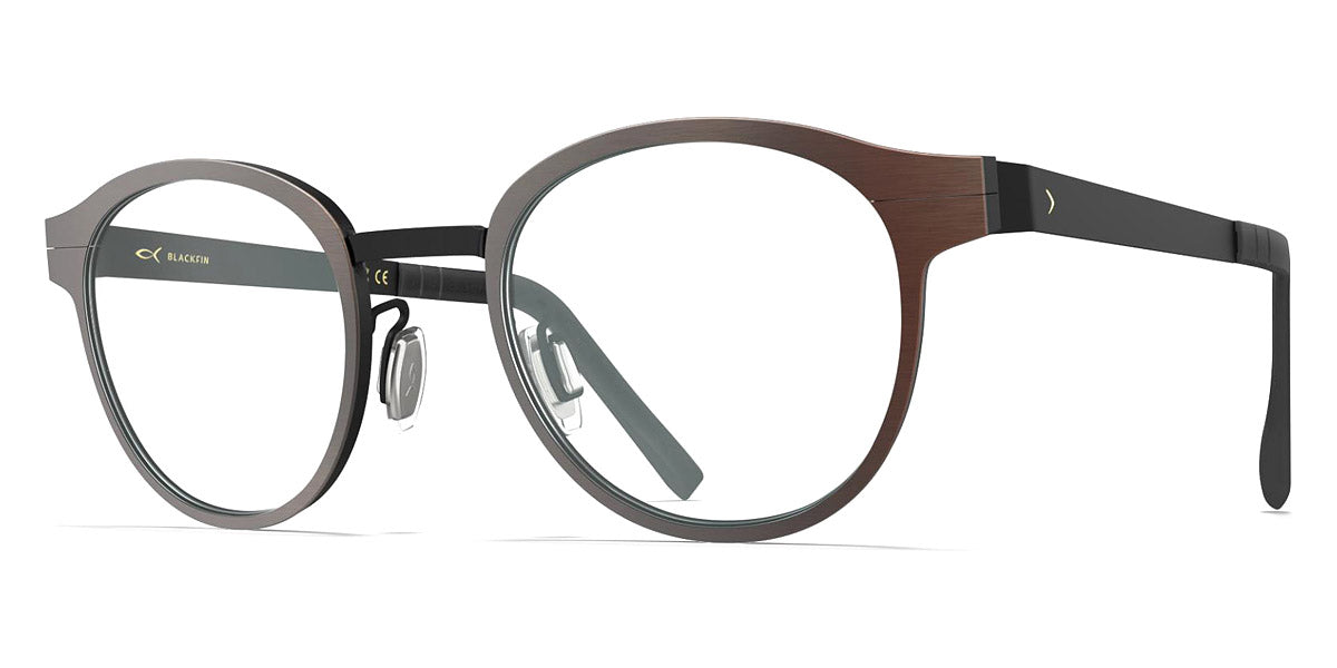 Blackfin® ATLANTIC 02 BLF ATLANTIC 02 1518 47 - Brushed Brown / Black Eyeglasses