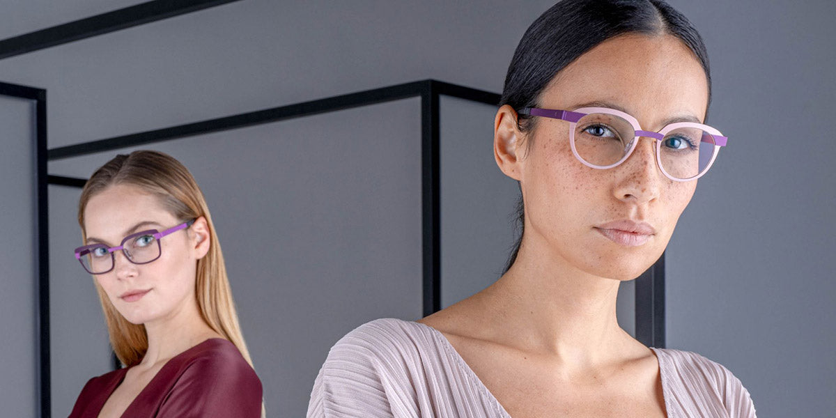 Blackfin® AUBERVILLE BLF AUBERVILLE 1539 47 - Brown/Violet Eyeglasses