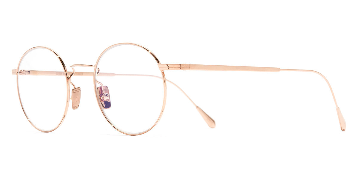 Cutler and Gross® AUOP000148 AUOP000148 ROSE GOLD 48 - Rose Gold Eyeglasses