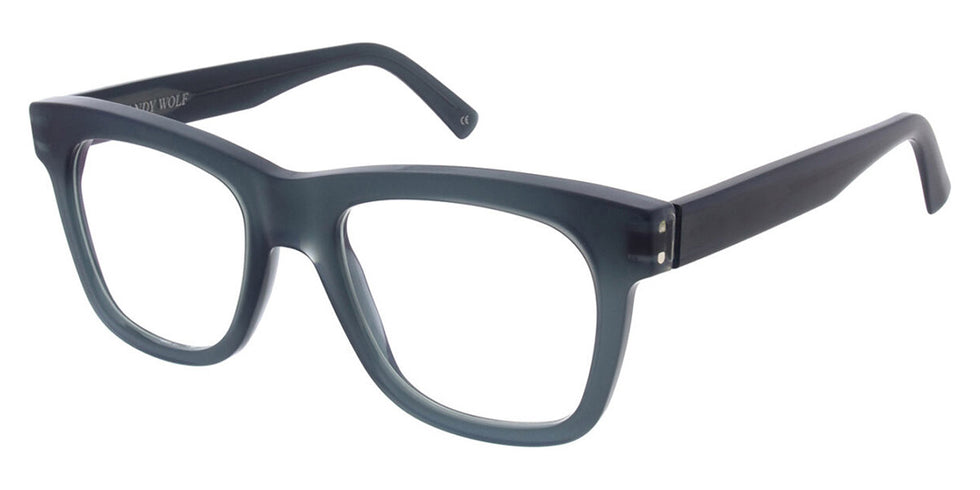 Andy Wolf® AW07 ANW AW07 11 57 - Teal/Silver Eyeglasses