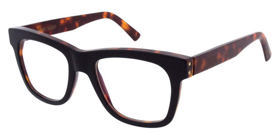 Andy Wolf® AW07 ANW AW07 12 57 - Black/Gold Eyeglasses