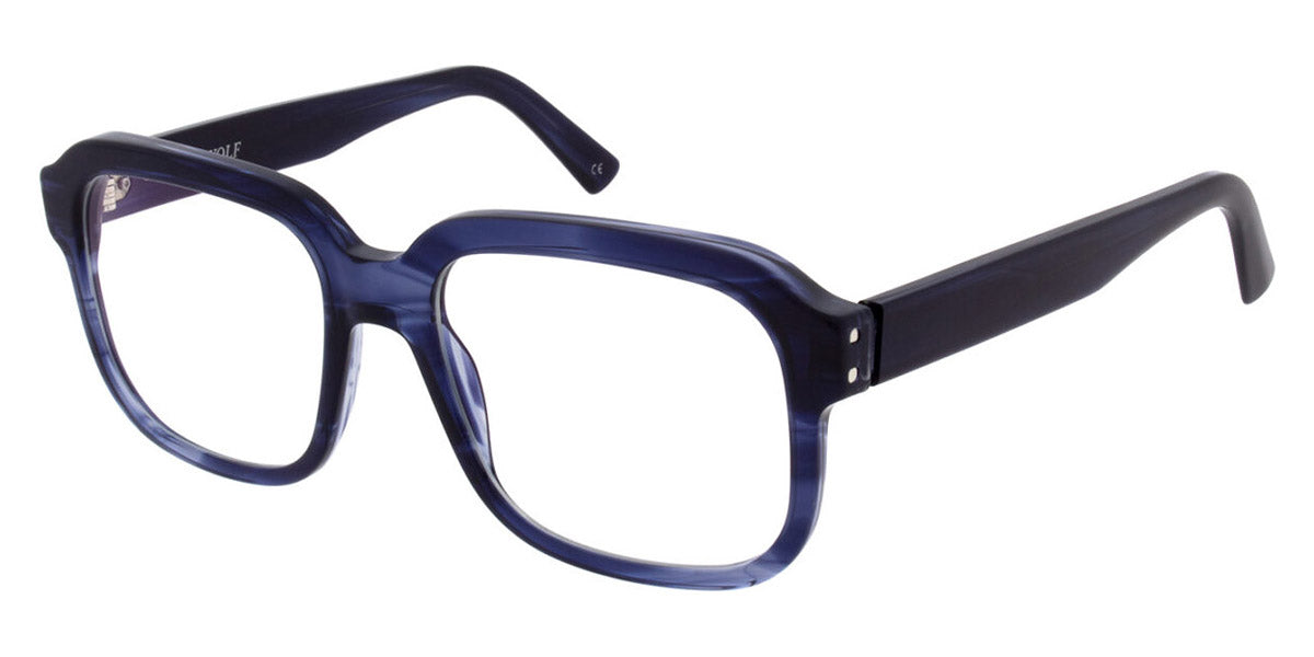 Andy Wolf® AW08 ANW AW08 09 56 - Blue/Silver Eyeglasses