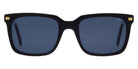 Andy Wolf® AWE02S Sun ANW AWE02S Sun 01 54 - Black/Gold Sunglasses