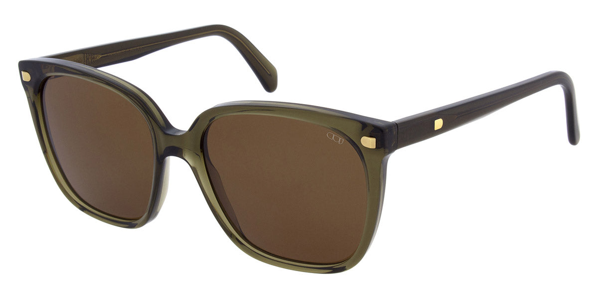 Andy Wolf® AWE04S Sun ANW AWE04S Sun 04 56 - Green/Gold Sunglasses