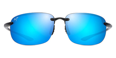 Maui Jim® Ho'Okipa Xlarge B456-14A - Translucent Grey / Blue Hawaii Sunglasses