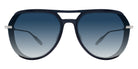 Barton Perreira® Auriol Sunglasses - Daydream Blue/Silver/Aegean Gradient (AR)
