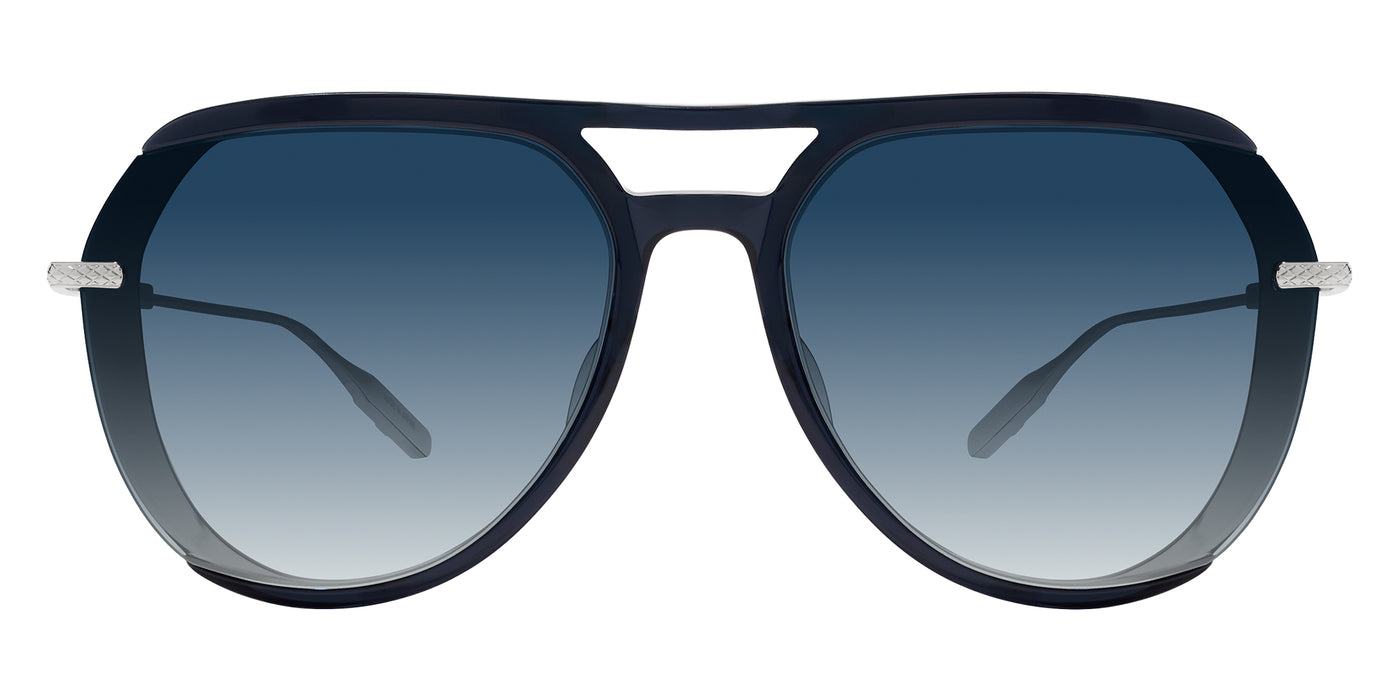 Barton Perreira® Auriol Sunglasses - Daydream Blue/Silver/Aegean Gradient (AR)